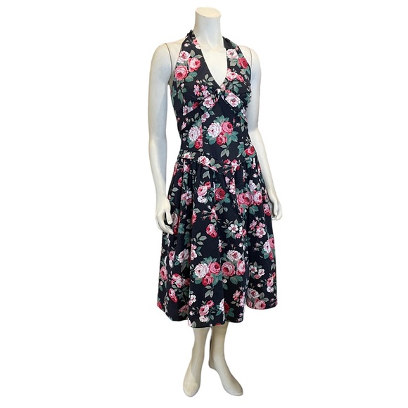 Vintage Retro-style 50’s Fit & Flare Floral Dress - Picture 15 of 15